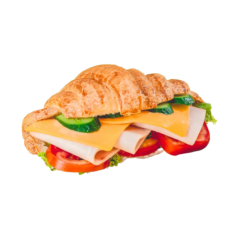 croissant Smoked turkey