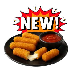 Crunchy cheese sticks